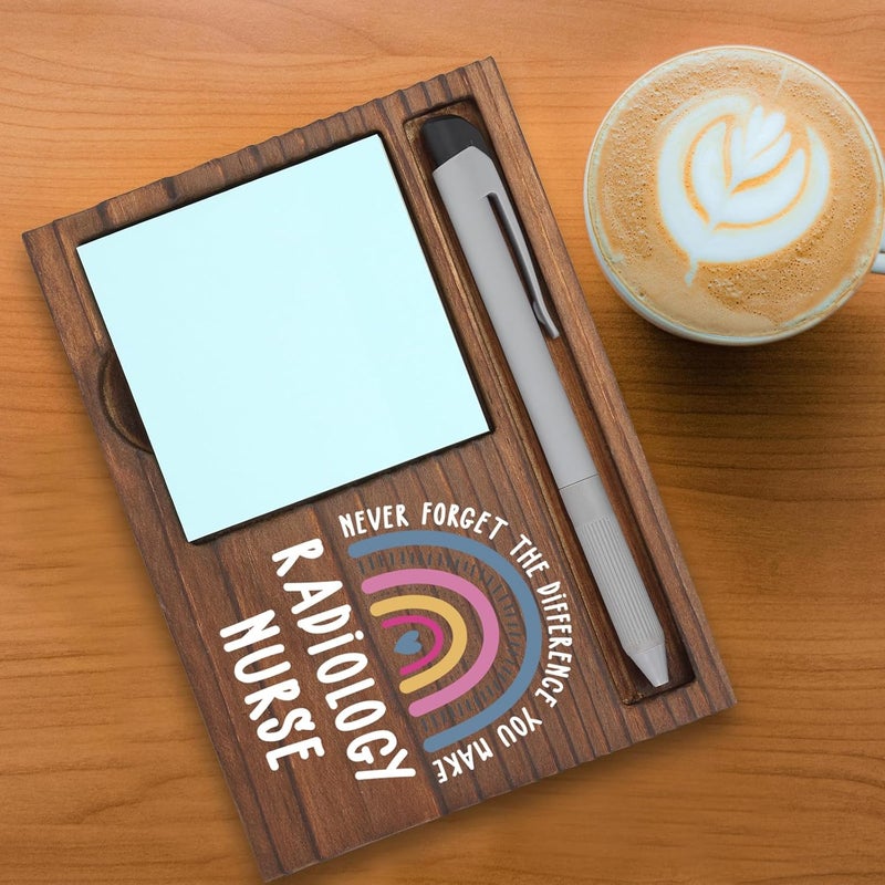 Pariveca Radiology Nurse Gifts Sticky Note Holder, Thank You Gift for Radiology Nursing Staff, Imaging Nurses, or Hospital Team, Healthcare Appreciation Week, Graduation or Holiday Recognition PB031 - Image 3